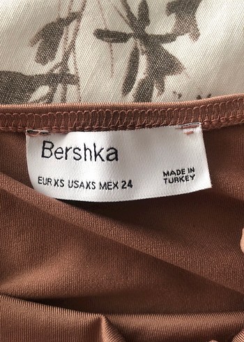 xs Beden kahverengi Renk Kahverengi İnce Askılı Bralet