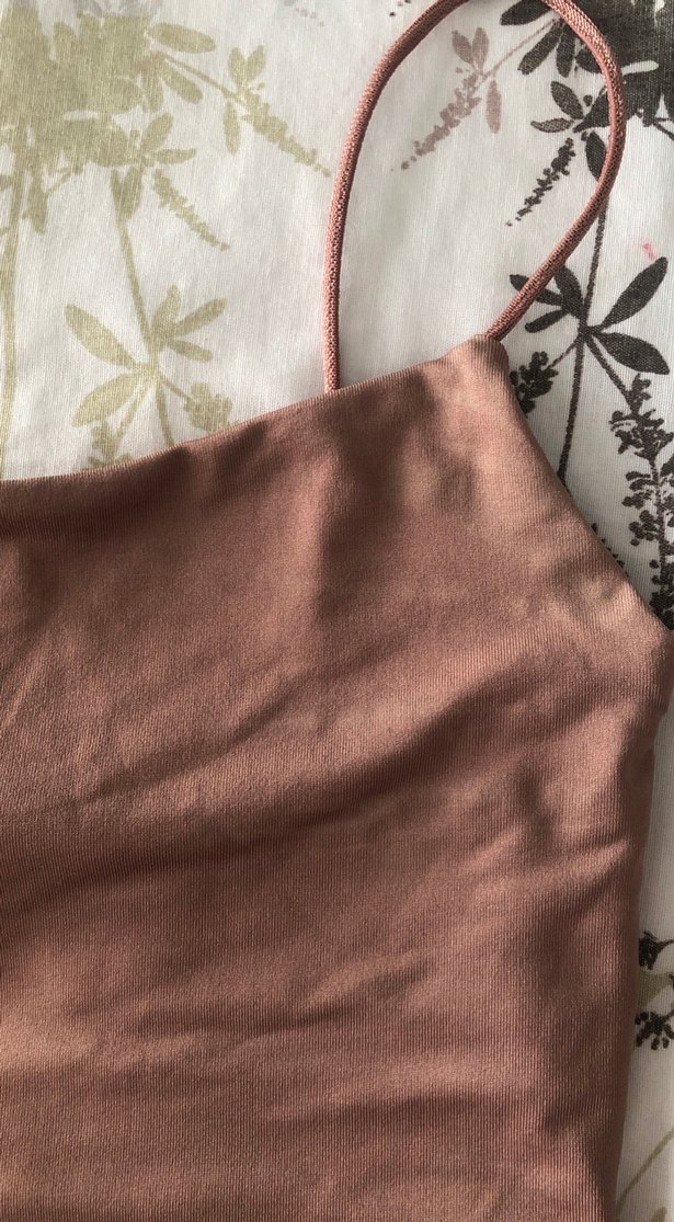 Kahverengi İnce Askılı Bralet - Görsel 2