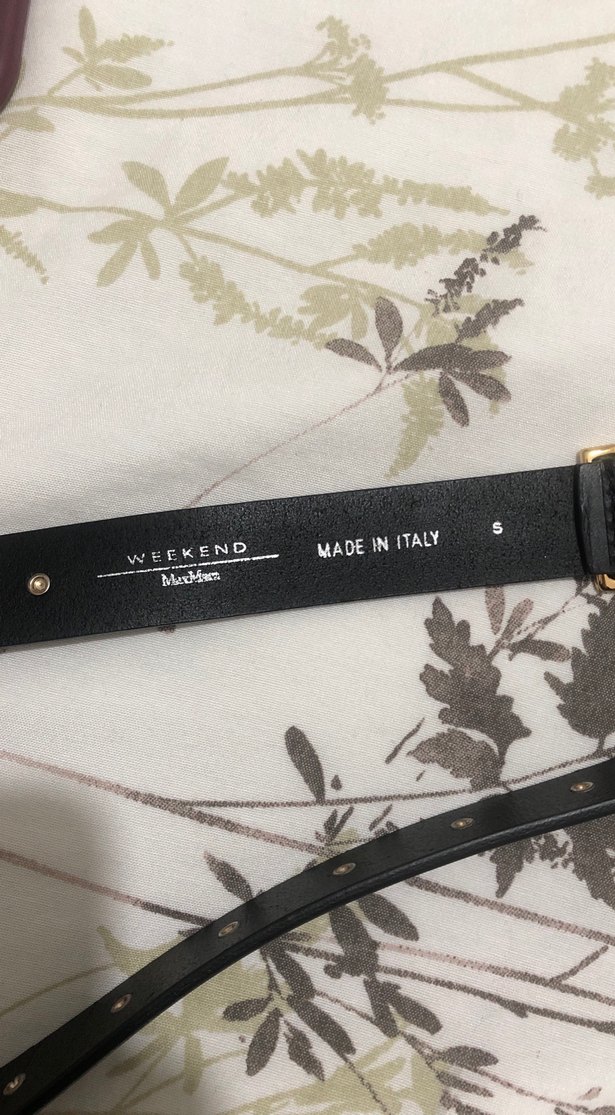 Siyah Deri Perçinli Goth Kadın Kemer - Görsel 4