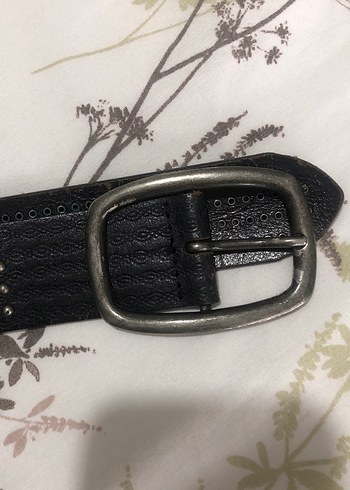  Beden siyah Renk Siyah Deri Perçinli Punk Kadın Kemer