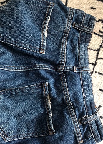 Bohem Tarz Geniş Kesim Midi Kot Pantolon - Görsel 5