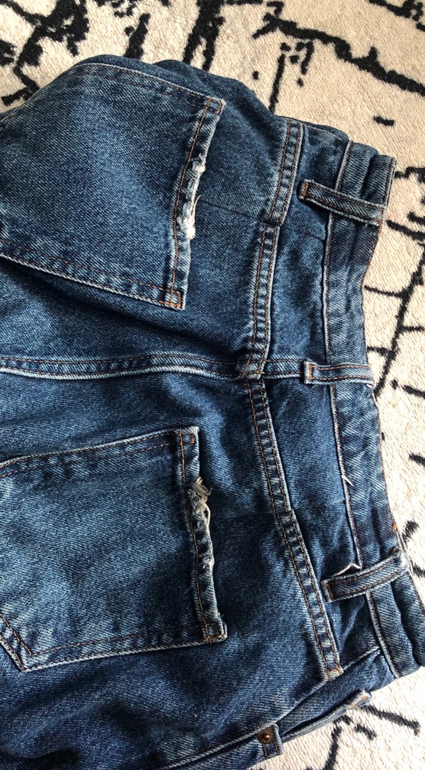 Bohem Tarz Geniş Kesim Midi Kot Pantolon - Görsel 5