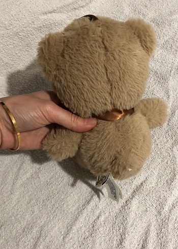 Kahverengi Peluş Ayı Kostümlü Bebek - Görsel 4