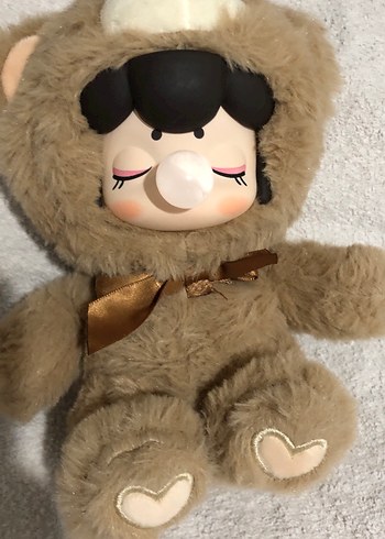 Kahverengi Peluş Ayı Kostümlü Bebek - Görsel 2