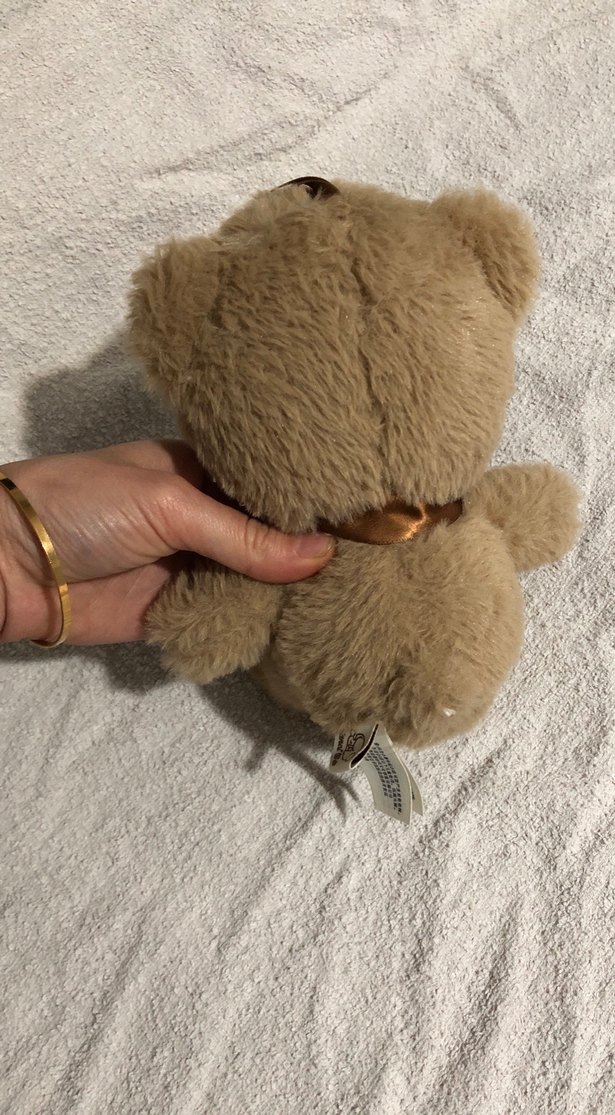 Kahverengi Peluş Ayı Kostümlü Bebek - Görsel 4