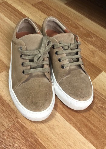 Bej Süet Kadın WEEKEND Ayakkabı - Görsel 2