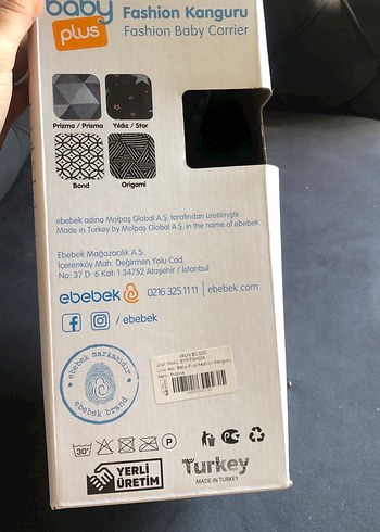 4-20 KG Bebek Taşıma Kanguru Siyah - Görsel 4
