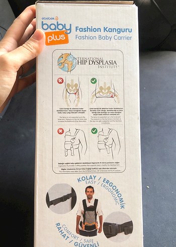 4-20 KG Bebek Taşıma Kanguru Siyah - Görsel 2