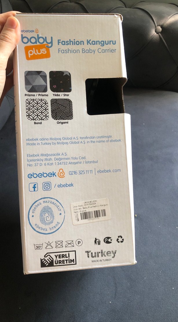 4-20 KG Bebek Taşıma Kanguru Siyah - Görsel 4