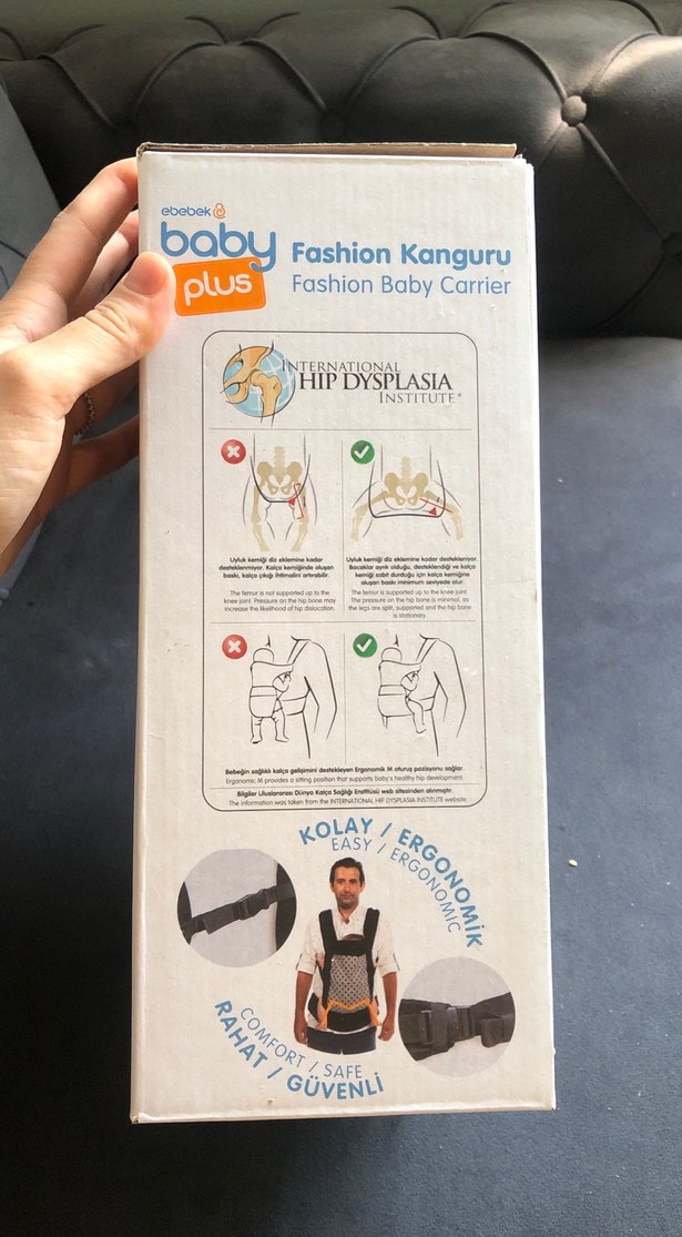 4-20 KG Bebek Taşıma Kanguru Siyah - Görsel 2