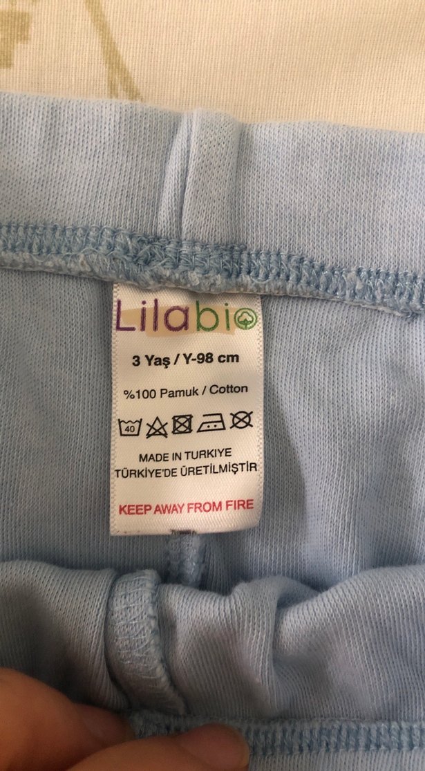 Çocuk Rahat Kesim Pastel Pantolon - Görsel 4