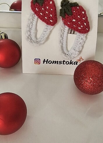 Tasarımcı Çilek toka