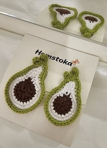 Tasarımcı Avokado toka