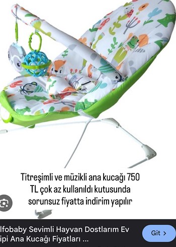 Titresimli ve Müzikli Bebek Ana Kucağı