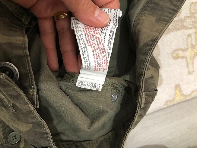 m Beden yeşil Renk Asker yeşili erkek kapri