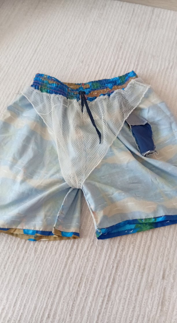 Erkek Çocuk Renkli Mavi Deniz Temalı Şort - Görsel 4