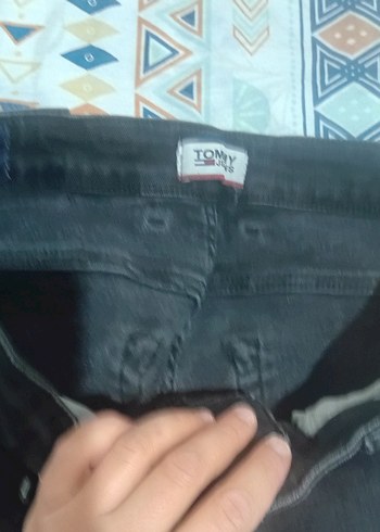 Siyah Kadife Erkek Jean, Normal Boy, Tokalı - Görsel 2