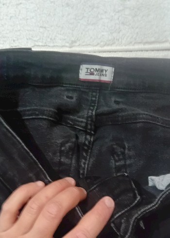 Siyah Kadife Erkek Jean, Normal Boy, Tokalı - Görsel 3