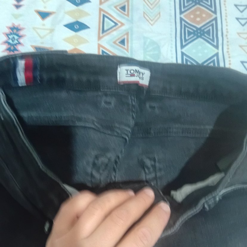 Siyah Kadife Erkek Jean, Normal Boy, Tokalı - Görsel 2