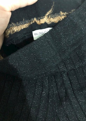 Kadın Siyah Pilili Salaş Kumaş Pantolon - Görsel 7