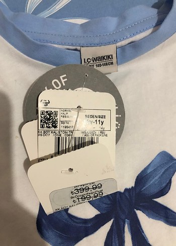 Pamuklu Beyaz Kısa KolluTişört - Görsel 2