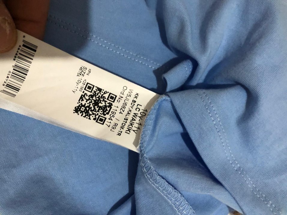 Pamuklu Beyaz Kısa KolluTişört - Görsel 3