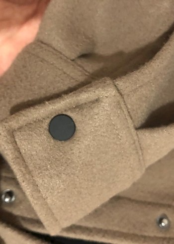 Düğmeli Kahverengi Erkek Süet Palto - Görsel 6