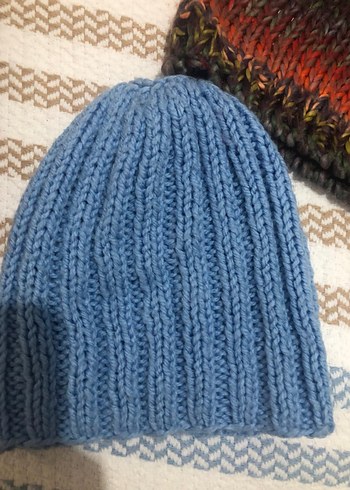 Çocuk Çok Renkli Örgü Bere ve Boyunluk Takımı - Görsel 6