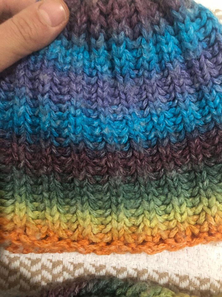 Çocuk Çok Renkli Örgü Bere ve Boyunluk Takımı - Görsel 2