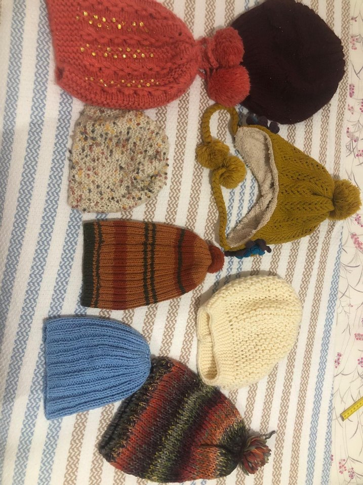 Çocuk Çok Renkli Örgü Bere ve Boyunluk Takımı - Görsel 4