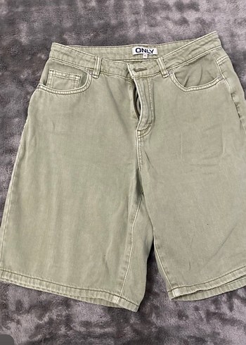 Only Acik Haki Denim Sort