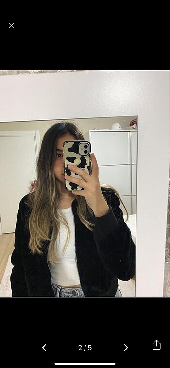 Bershka Peluş ceket
