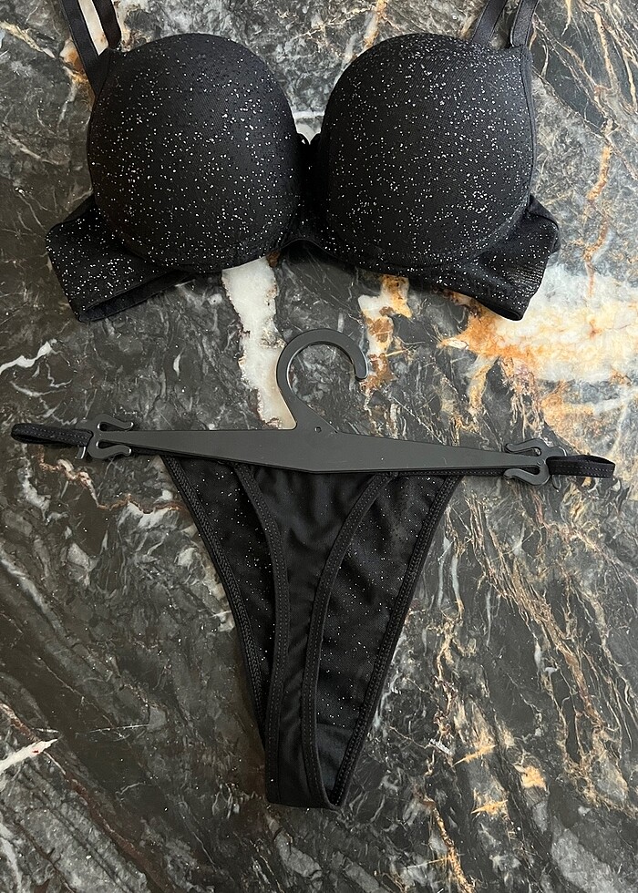 Simli destekli sütyen takımı - Görsel 3