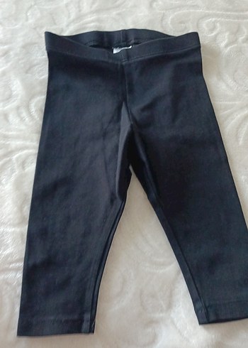 Siyah Kız Çocuk Tayt Denim Esnek