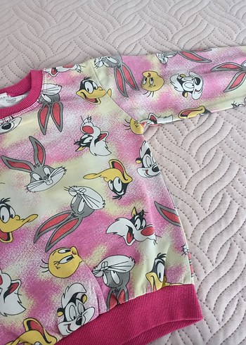 Renkli Baskılı Çocuk Pijama Üstü - Görsel 6