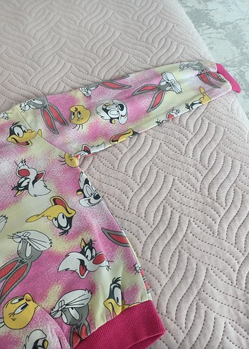 Renkli Baskılı Çocuk Pijama Üstü - Görsel 7