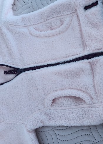 Kız Çocuk Kapüşonlu Fermuarlı Mont - Görsel 8