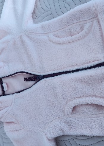 Kız Çocuk Kapüşonlu Fermuarlı Mont - Görsel 9