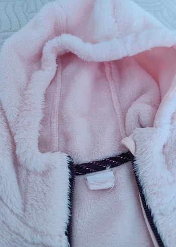 Kız Çocuk Kapüşonlu Fermuarlı Mont - Görsel 6