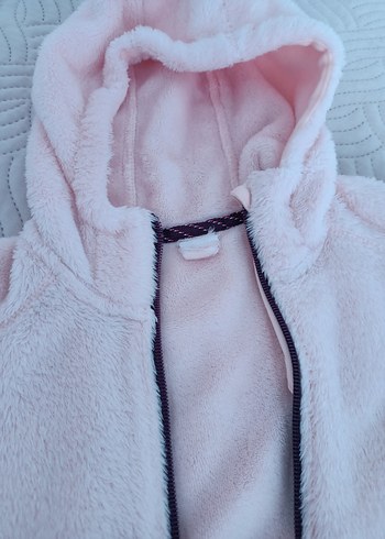 Kız Çocuk Kapüşonlu Fermuarlı Mont - Görsel 7