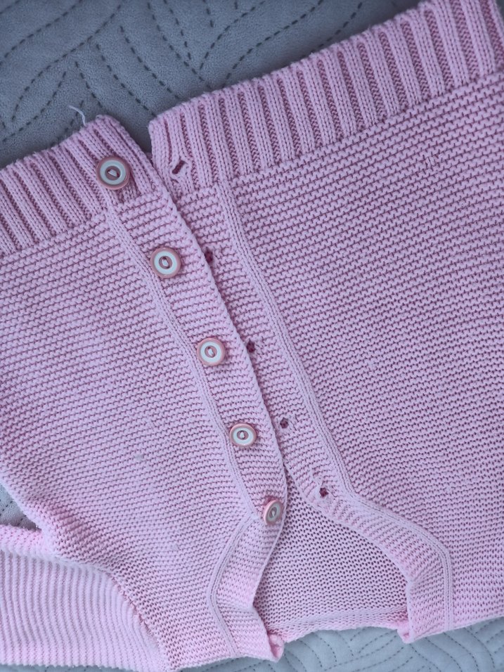 Kız Çocuk Pembe Triko Hırka - Görsel 3