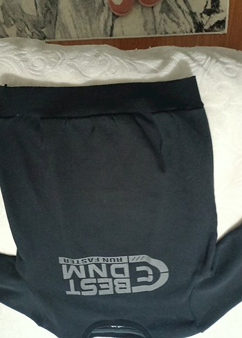 Erkek  Siyah Baskılı Sweatshirt - Görsel 4