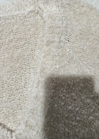 V Yaka Bej Kadın Triko Kazak - Görsel 4