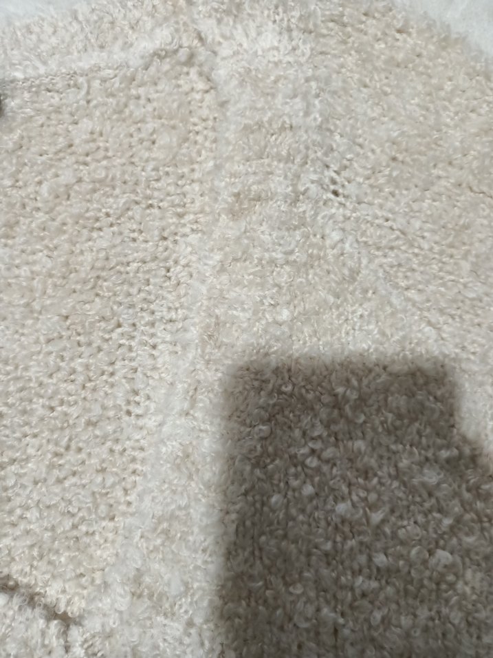 V Yaka Bej Kadın Triko Kazak - Görsel 4