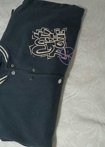 Siyah Kız Çocuk Street Wear Sweatshirt - Görsel 9