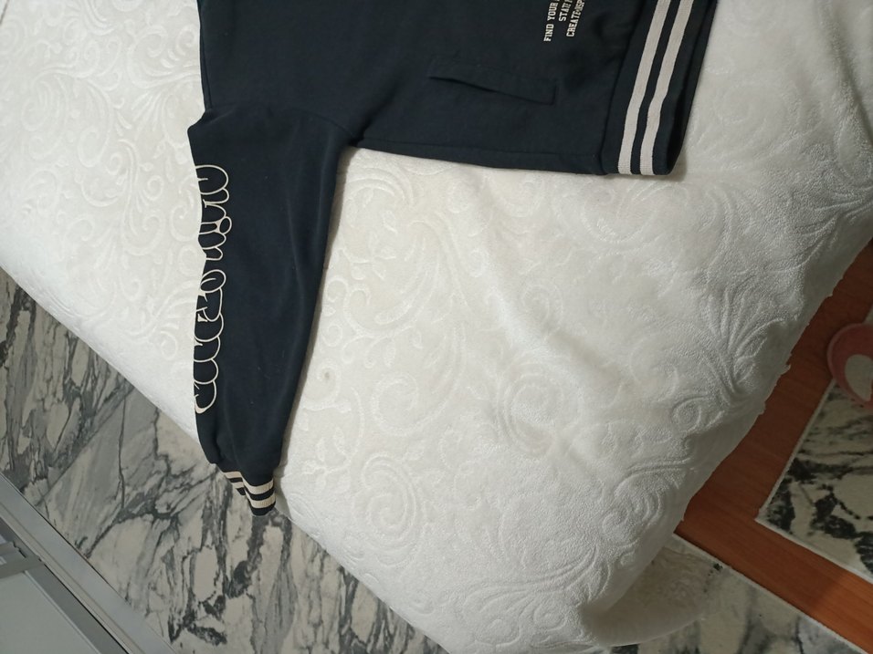 Siyah Kız Çocuk Street Wear Sweatshirt - Görsel 2