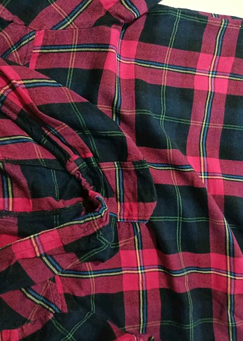 Kapüşonlu Düğmeli Kadın Gömlek - Görsel 9