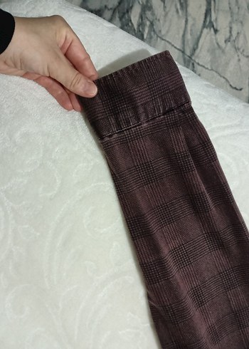 Düğmeli Kahverengi Erkek Keten Gömlek - Görsel 4