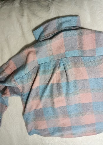 Düğmeli Renkli Kadın Mini Gömlek - Görsel 9