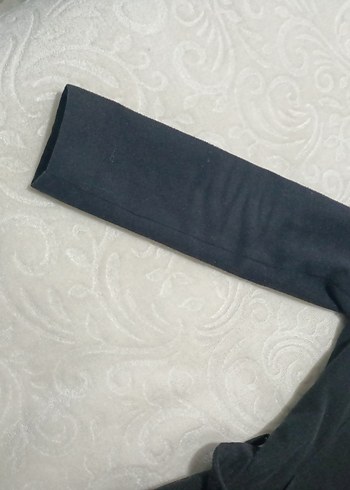 Düğmeli Siyah Midi Kadın Kaban - Görsel 7